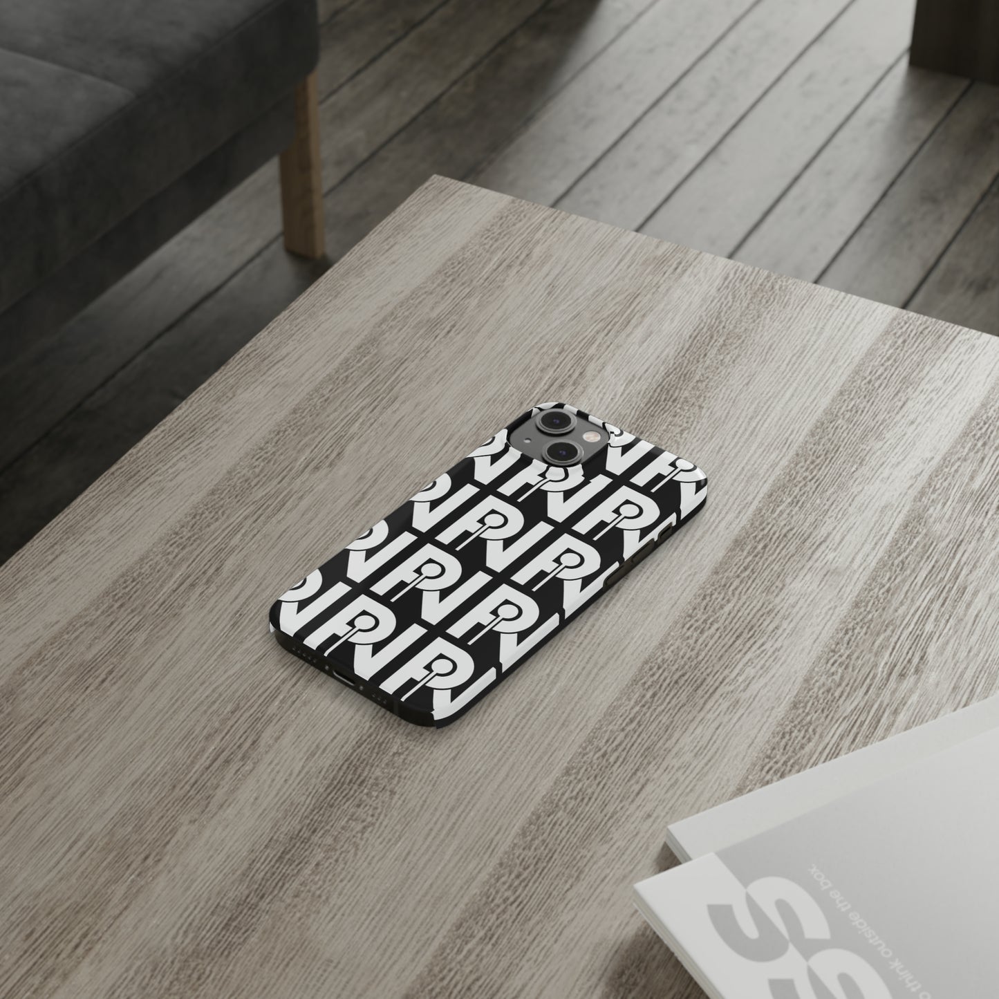 Slim Iphone Phone Case (PIN Logo Black)