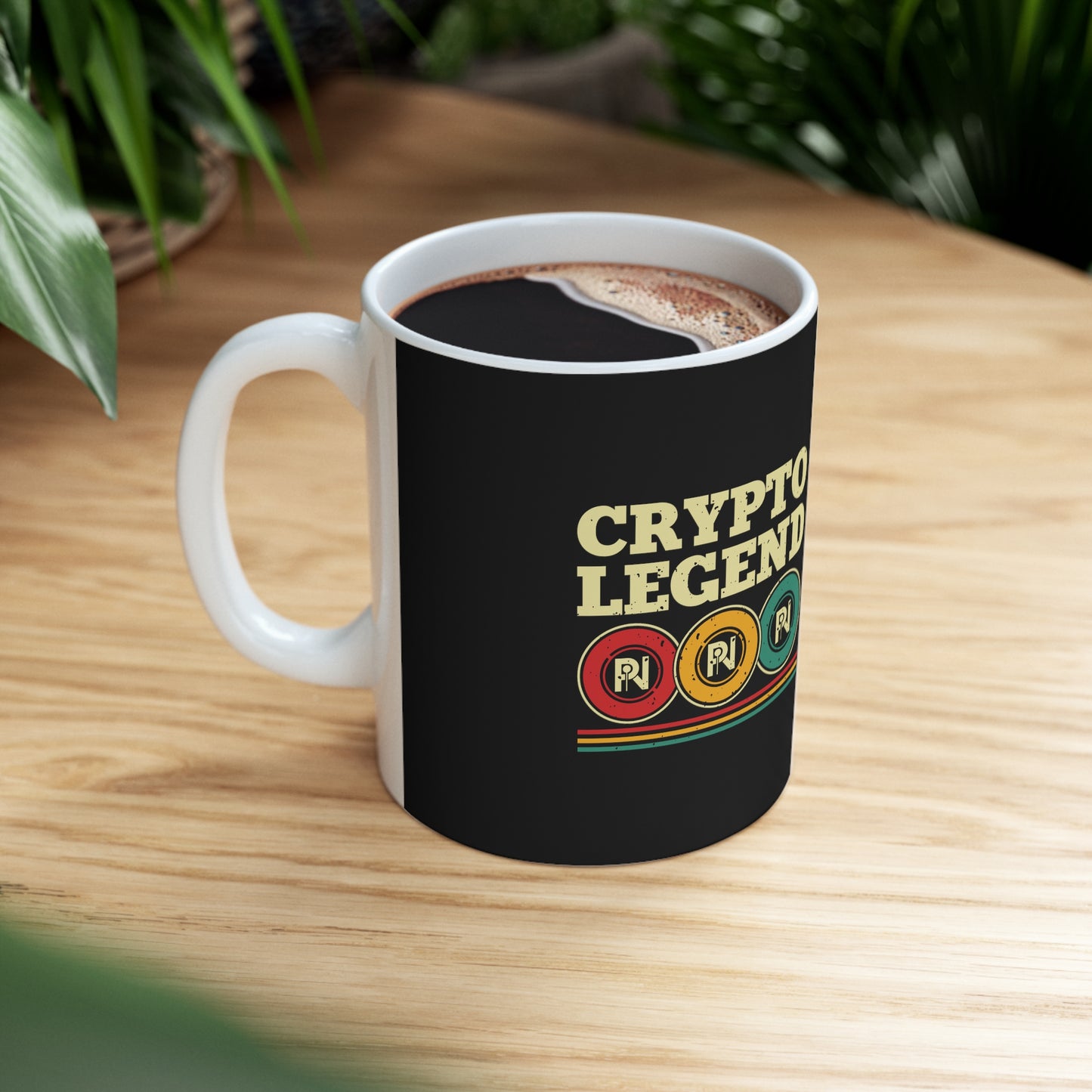 Ceramic Mug 11oz (Crypto Legend Black)