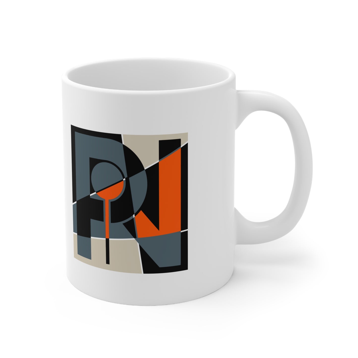 Ceramic Mug 11oz (Abstract Logo)