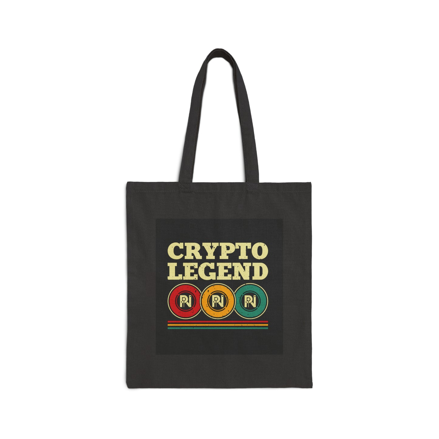 Cotton Canvas Tote Bag (Crypto Legends)