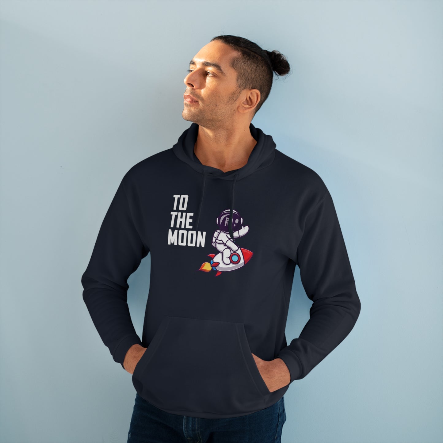 Unisex Pullover Hoodie (To the moon)