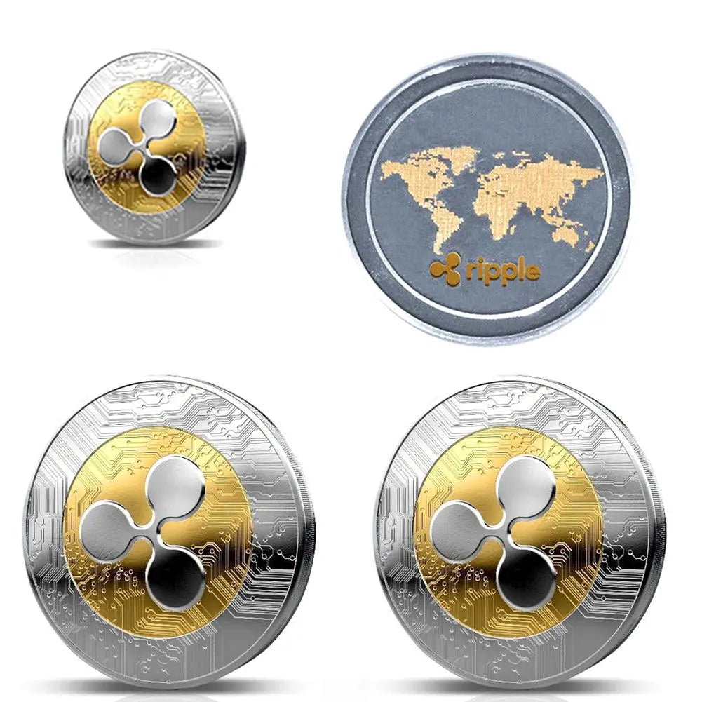 Gold Plated XRP Crypto Collectible Coin