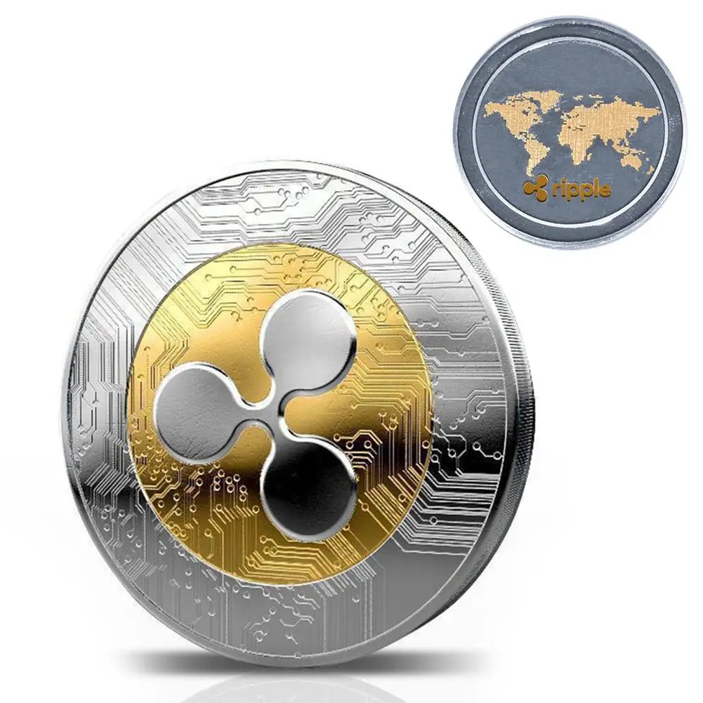 Gold Plated XRP Crypto Collectible Coin