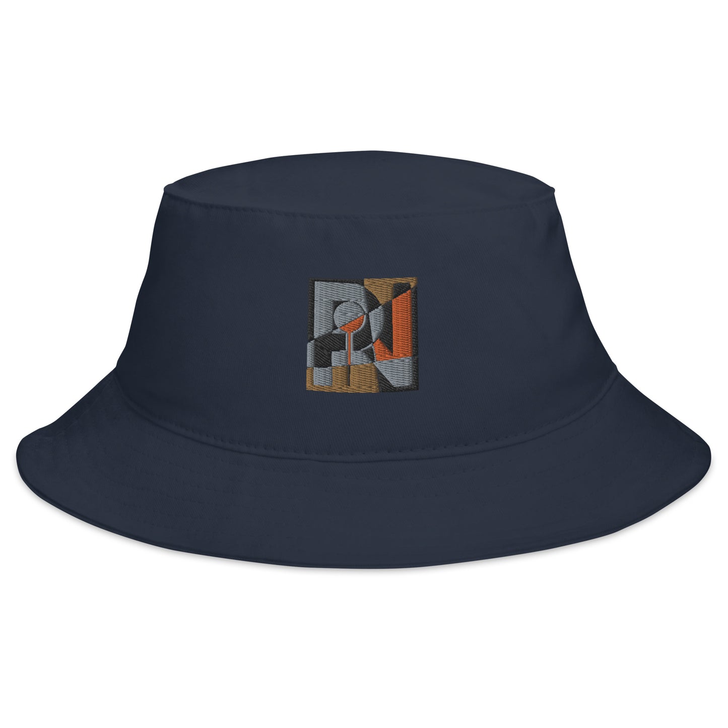 Unisex abstract logo bucket hat