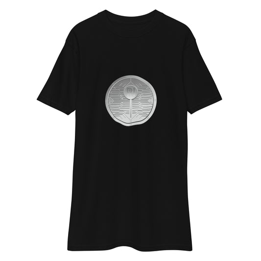Men’s graphic PIN token heavyweight t-shirt