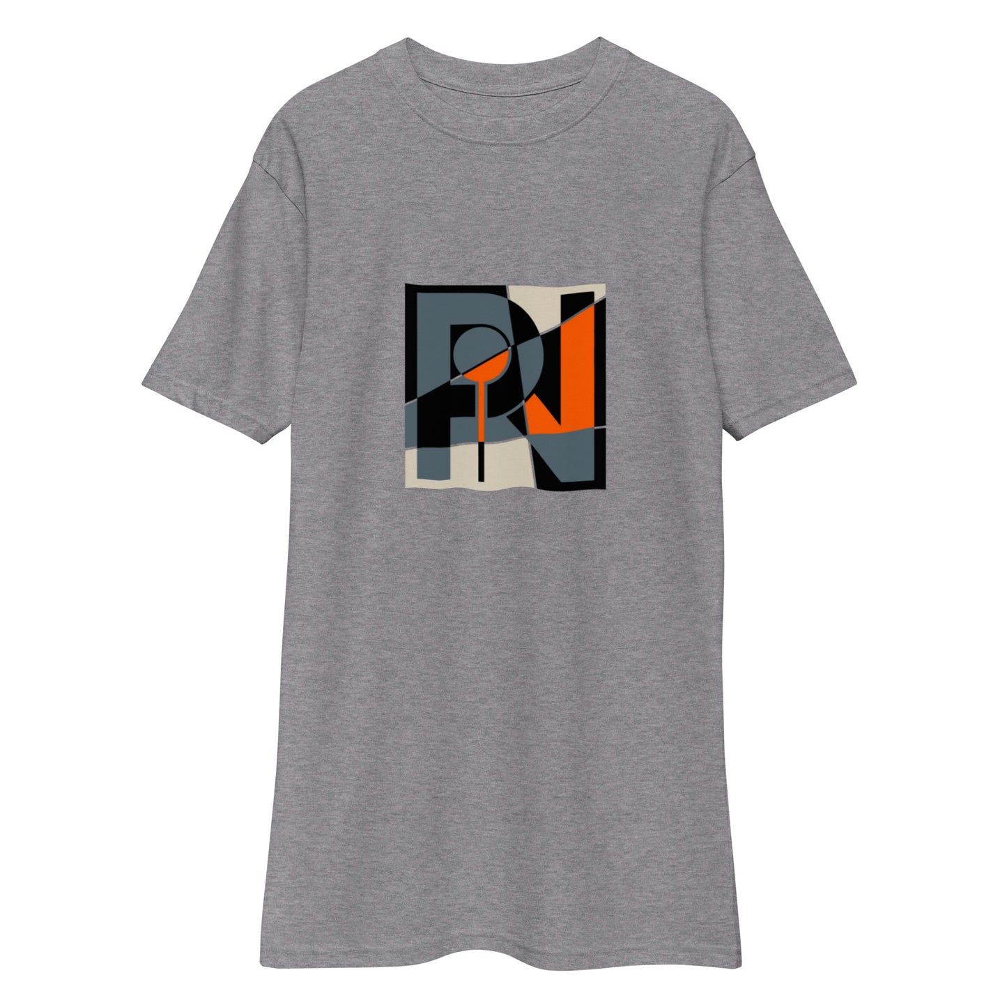 Men’s graphic abstract logo heavyweight t-shirt