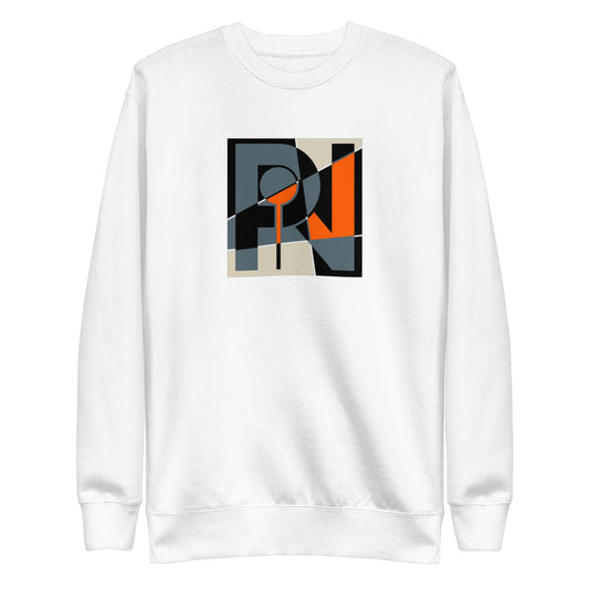 Unisex graphic abstract logo sweatshirt