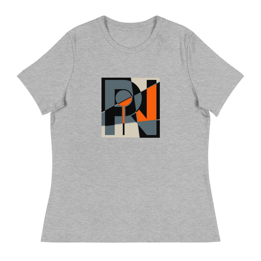 Women's abstract logo relaxed t-shirt
